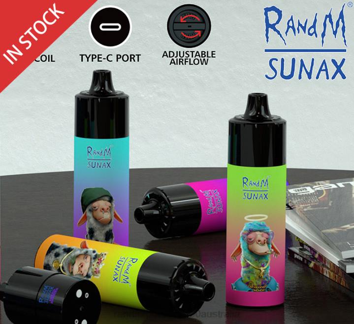 X46X274 - RandM vape cheap RandM Sunax 21000 Airflow Control Pod Replaceable Vape Device 1Pc Mr Blue