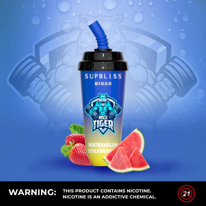 X46X261 - RandM tornado 7000 Australia RandM Supbliss Bingo 8000 Vape Pod Device 1Pc Sakura Grape