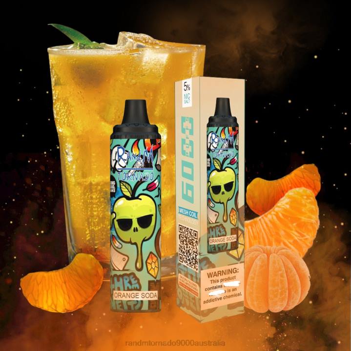 X46X280 - RandM vapes Australia RandM Tornado 6000 Airflow Control Vape Pod Device 1Pc Pina Colada Rum