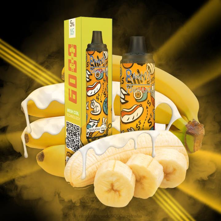 X46X280 - RandM vapes Australia RandM Tornado 6000 Airflow Control Vape Pod Device 1Pc Pina Colada Rum
