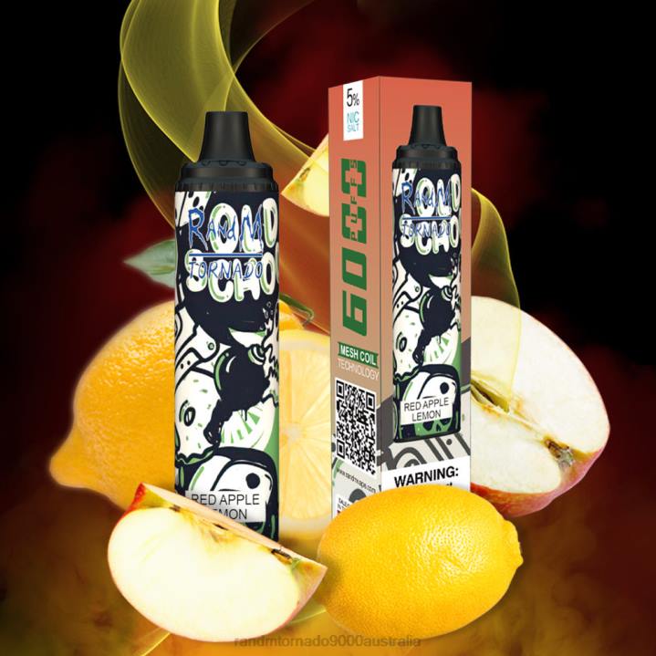 X46X284 - RandM vape cheap RandM Tornado 6000 Airflow Control Vape Pod Device 1Pc Grape Ice