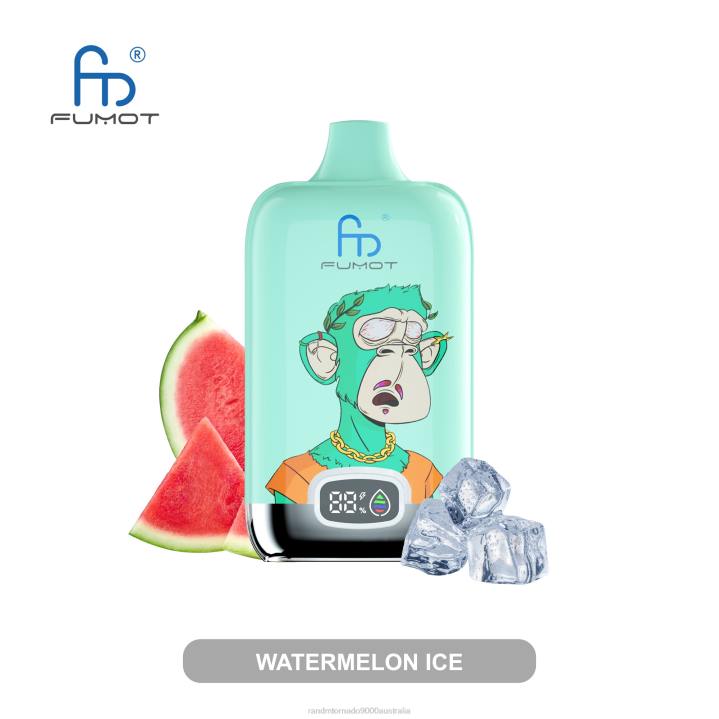 X46X14 - RandM vape cheap Fumot Original RandM Digital Box 12000 Battery And Liquid Display Vape Device Strawberry Donut