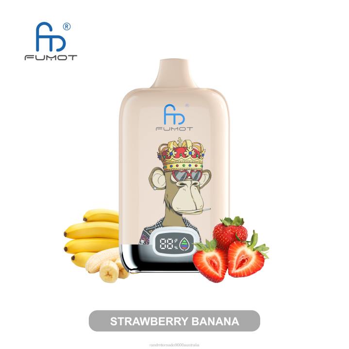 X46X4 - RandM vape cheap Fumot Original RandM Digital Box 12000 Battery And Liquid Display Vape Device Blueberry Raspberry