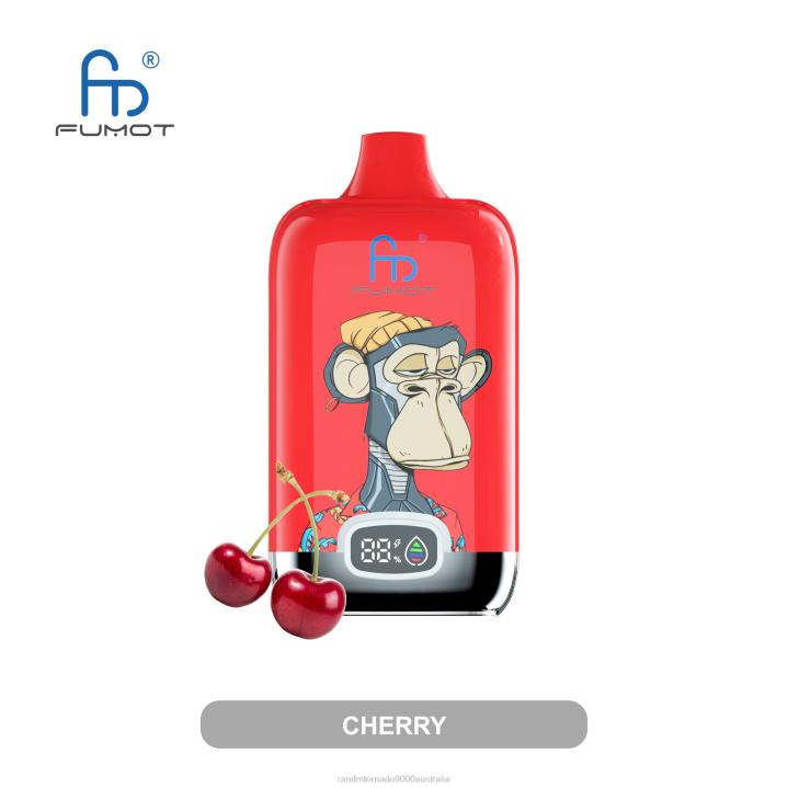 X46X4 - RandM vape cheap Fumot Original RandM Digital Box 12000 Battery And Liquid Display Vape Device Blueberry Raspberry