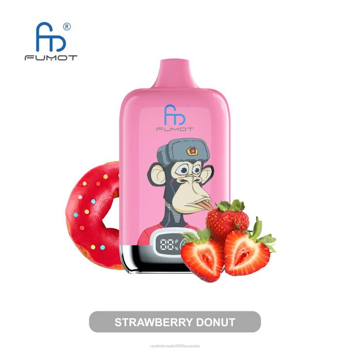 X46X4 - RandM vape cheap Fumot Original RandM Digital Box 12000 Battery And Liquid Display Vape Device Blueberry Raspberry