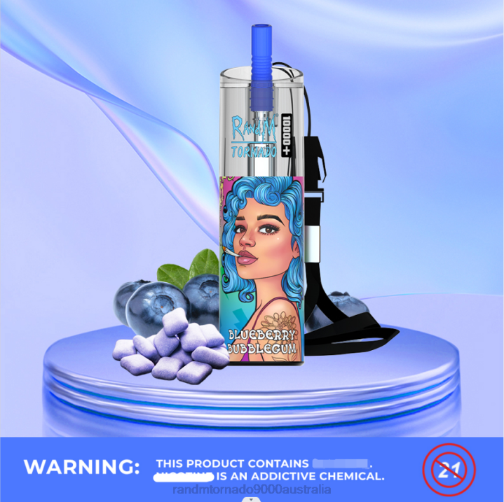 X46X72 - RandM tornado 9000 Australia RandM Tornado 10000 Plus Airflow Control Vape Device 1Pc Cool Mint