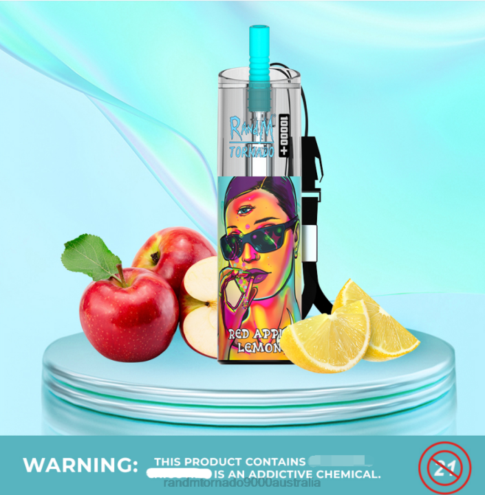 X46X84 - RandM vape cheap RandM Tornado 10000 Plus Airflow Control Vape Device 1Pc Dr Blue