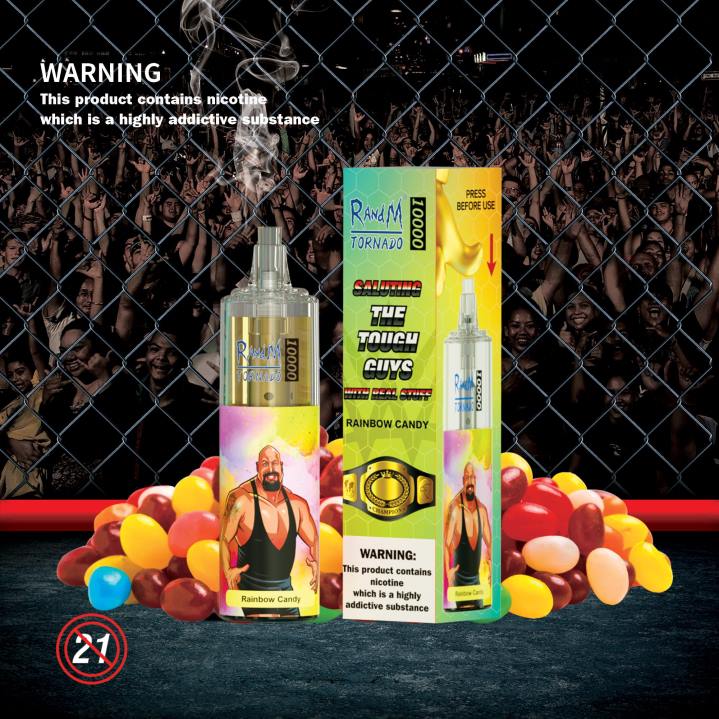 X46X111 - RandM tornado 7000 Australia RandM Tornado 10000 Airflow Control Vape Device 1Pc Tropical Delight