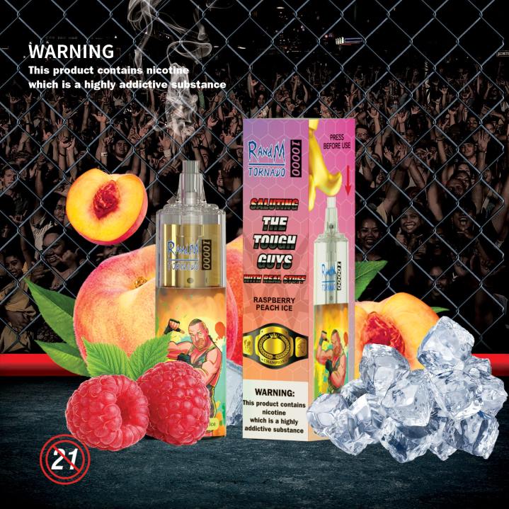X46X111 - RandM tornado 7000 Australia RandM Tornado 10000 Airflow Control Vape Device 1Pc Tropical Delight