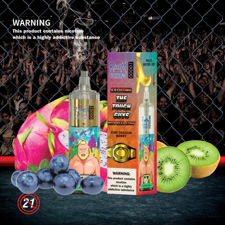 X46X111 - RandM tornado 7000 Australia RandM Tornado 10000 Airflow Control Vape Device 1Pc Tropical Delight