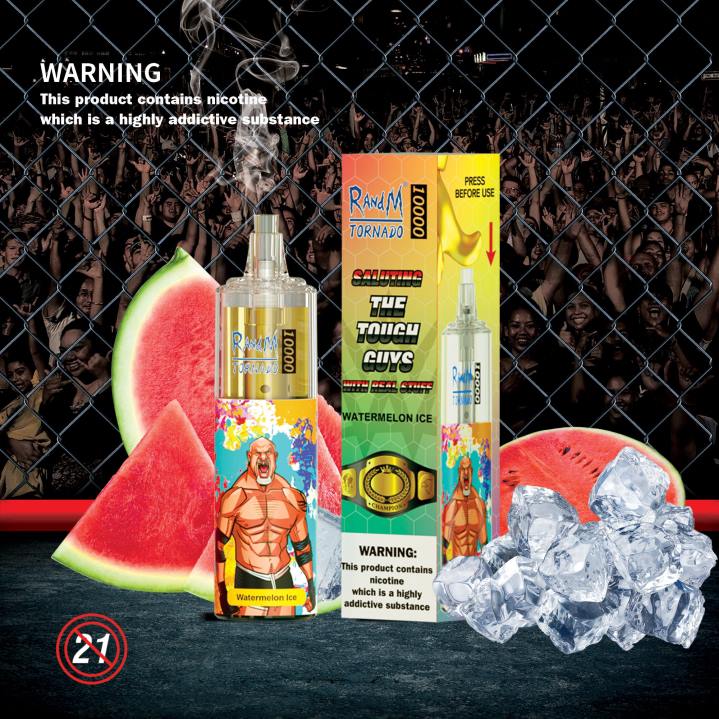 X46X111 - RandM tornado 7000 Australia RandM Tornado 10000 Airflow Control Vape Device 1Pc Tropical Delight