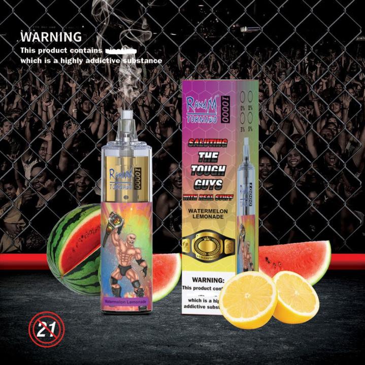 X46X111 - RandM tornado 7000 Australia RandM Tornado 10000 Airflow Control Vape Device 1Pc Tropical Delight