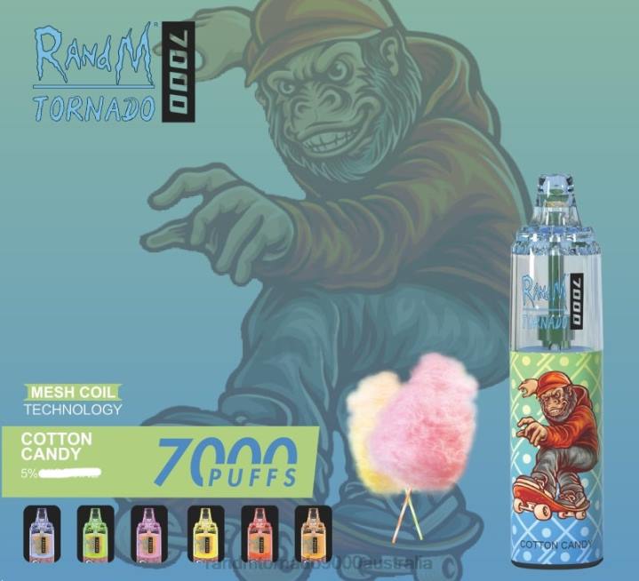 X46X174 - RandM vape cheap RandM Tornado 7000 Airflow Control Vape Device 1Pc Pink Lemonade