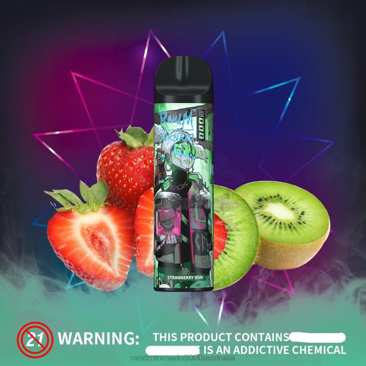 X46X253 - RandM tornado Australia RandM Tornado 8000 Airflow Control Vape Device 1Pc Cherry Lychee
