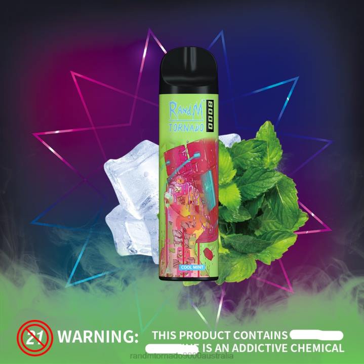 X46X253 - RandM tornado Australia RandM Tornado 8000 Airflow Control Vape Device 1Pc Cherry Lychee
