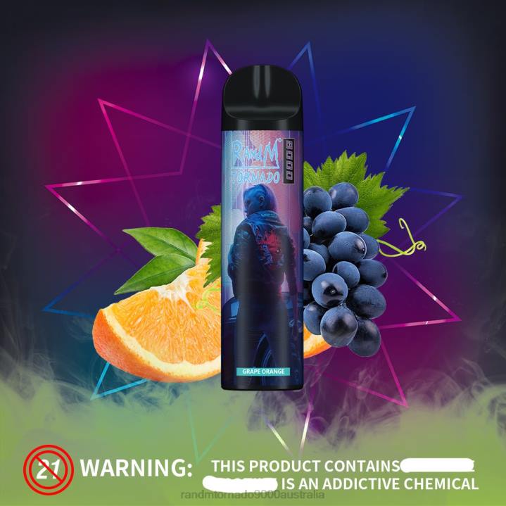 X46X253 - RandM tornado Australia RandM Tornado 8000 Airflow Control Vape Device 1Pc Cherry Lychee