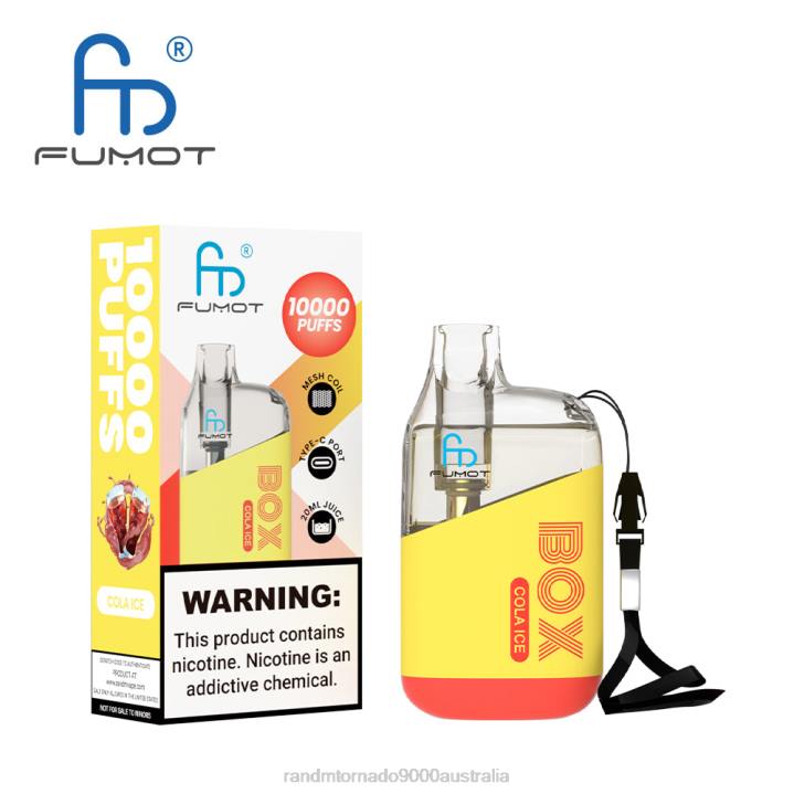 X46X101 - RandM tornado 7000 Australia Fumot Original RandM Tornado Box 10000 Airflow Control Vape Device 1Pc Tobacco Mint